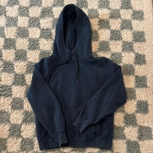 Lululemon Worn In Navy Blue Hoodie